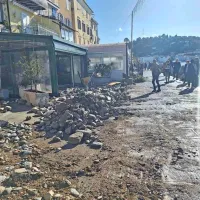 Po mirni noči sledi vremensko mirna sobota, v Piranu odstranjujejo posledice neurja (FOTO, VIDEO)