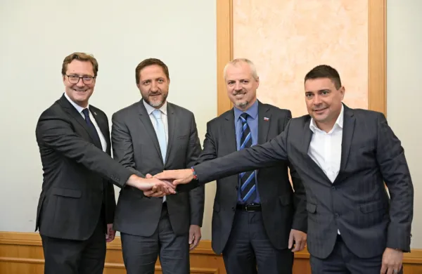 Vladimir Prebilič, Klemen Boštjančič,  Robert Smrdelj in Peter 
Dermol