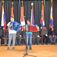 V kulturnem programu so sodelovali tudi učenci OŠ Kanal