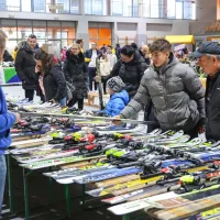 Gneča na smučarskem sejmu v Kopru (FOTO)