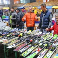 Gneča na smučarskem sejmu v Kopru (FOTO)