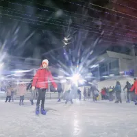 Sredi&scaron;če Nove Gorice je zažarelo v soju luči (FOTO)