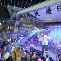 Sredi&scaron;če Nove Gorice je zažarelo v soju luči (FOTO)