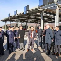 Srečanje policistov ob mejnem prehodu, ki naj ga ne bi bilo več (FOTO, VIDEO)