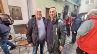 Rado Fink (desno), letošnji ribiški mojster, s Tomažem Kogovškom,  ki je ta naslov osvojil zadnja tri leta. 