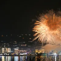 Nebo nad Portorožem osvetlil ognjemet