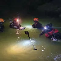 (FOTO + VIDEO) Ogled jame se je za tričlansko družino in dva vodnika nekoliko zavlekel
