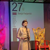 Vinska kraljica Slovenije je letos Primorka Sanja Ferjančič