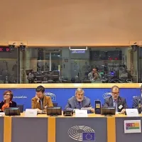 Na okrogli mizi ob odprtju razstave so spregovorili dr. Marta 
Verginella, dr. Borut Klabjan, dr. Gorazd Bajc in Milan Pahor.