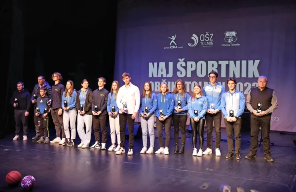 Najboljši športniki leta v občini  na odru Kinogledališča Tolmin 