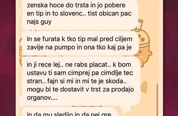 Objava, ki je prestrašila marsikatero  uporabnico ali uporabnika     
aplikacije   prevozi.org.  