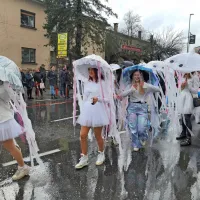 Na 27. povorki Pust je pr&scaron;u kljub dežju obilo smeha in zabave (FOTO, VIDEO)