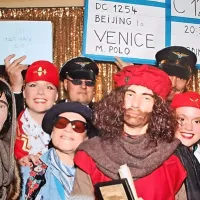 Veliki pustni ples v Piranu: od letali&scaron;ča do ovc Marco Polo (FOTO, VIDEO)