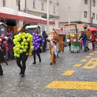 V Idriji so bila na Krawnevalu  Pred svobodnim koncem, kjer so 
ponujali univerzalne rešitve za vse tegobe in nadloge. Dobili so 
anesteziologa, počistili so račune, ker se ne bo smelo več kuriti 
lesa, sploh ne gabrov, se  bodo preživljali z vinogradništvom. 
Turizma več ne bo, bodo pa dobili Center  obljubljene oskrbe ... V 
povorki je sodelovalo devet skupin. 
