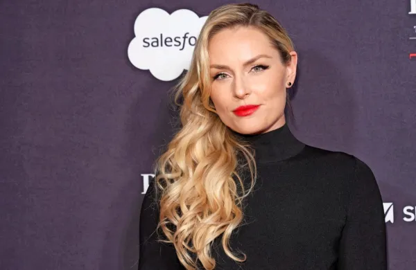 Lindsey Vonn smučala s Federerjem