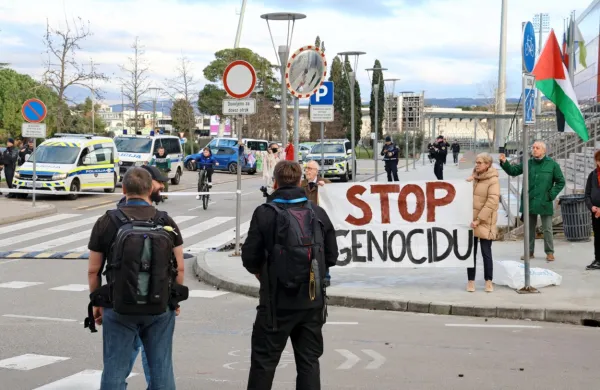 Ko&scaron;arkarski dvoboj med Slovenijo in Izraelom tudi v luči protestov (FOTO)