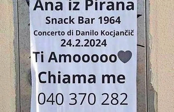 Zaljubljeni Matic i&scaron;če Ano iz Pirana