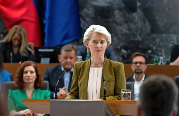 V NSi opozarjajo, da bo njihova podpora  von der Leyen v 
Evropskem parlamentu odvisna od tega, ali bo kot kandidatka za 
nov mandat na čelu komisije zagovarjala ohranjanje vrednot 
stranke in s tem evropskega načina življenja ter podprla spremembo smeri EU na področju zelenega prehoda v razumen zeleni 
prehod in v smer boljšega upravljanja migracij.

