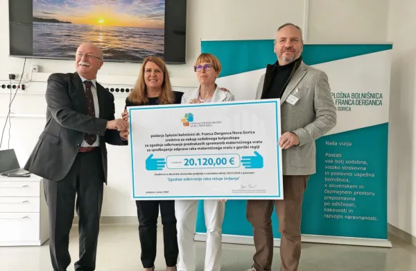 Šempetrska bolnišnica bo  tudi s pomočjo donacije letos kupila sodoben digitalni  kolposkop.