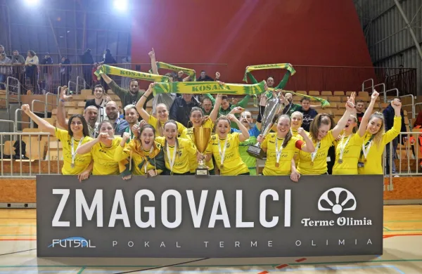 Nogometašice Košane so pokal osvojile že  lani.