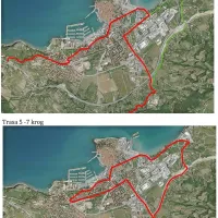 Cestne zapore v Izoli med nedeljsko kolesarsko dirko
