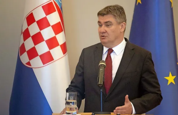 Hrvaški predsednik Zoran Milanović