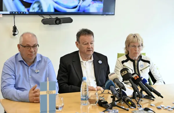 Z leve proti desni: Bojan Kostić, Damjan Polh in Mateja Grat

