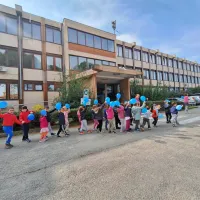 Malčki iz vrtca Polžek &Scaron;alara sprehod posvetili ljudem z Downovim sindromom