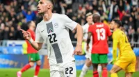 Adam Gnezda Čerin (v ospredju) je zabil vodilni gol Portugalcem. 