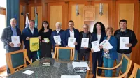Takole so  pohod Vivicitta-Poživimo mesti predstavili organizatorji 
z obeh strani meje.
