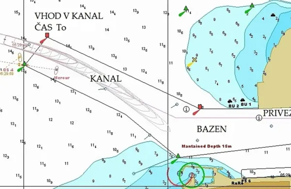 Prikaz simulacije dveh tipičnih sklopov plovbe: navigacija in 
manevriranje ob vhodu v koprsko pristanišče s hkratnim merjenjem psihofizioloških odzivov udeležencev.