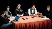 Tjaša Pureber, Katja Zabukovec Kerin, Tibor Mihelič Syed, Rok 
Kunaver in Barbara Skubic na predstavitvi certifikata Iskra
