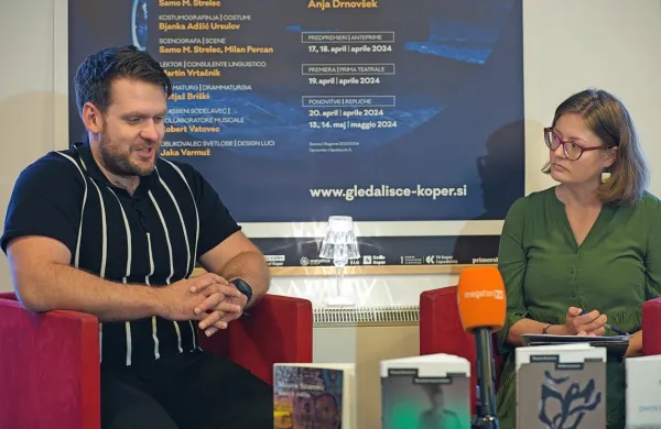 S Sinanovićem se je pogovarjala literarna kritičarka Diana Pungeršič.