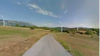 V družbi AAE Gamit so pripravili grafično predstavitev, kako bi bilo 
sedem vetrnic videti v naravi.