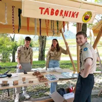 Taborniki iz Roda puntarjev  se že pripravljajo na poletno taborjenje v Karigadorju. 