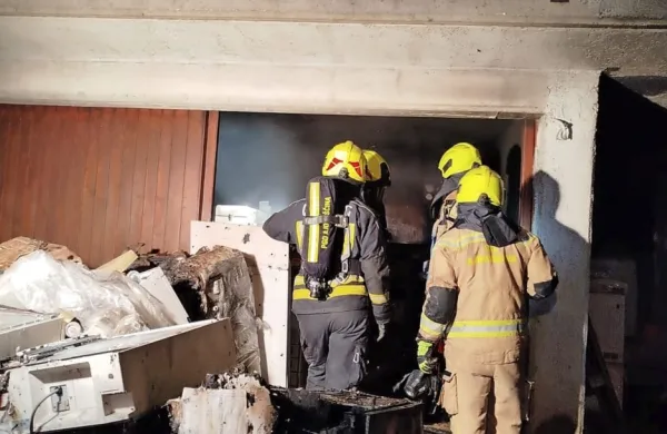 V Ajdov&scaron;čini gorela pisarni&scaron;ka oprema