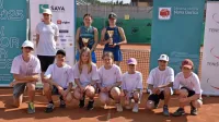 Za mlade upe TK Gorica je bilo  druženje s finalistkama nedavnega 
mednarodnega turnirja vzpodbuden dogodek.