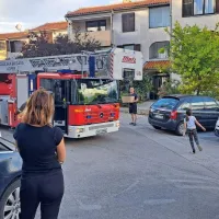 Na Benčičevi ulici so bili krajani priča pravi reševalni akciji. 