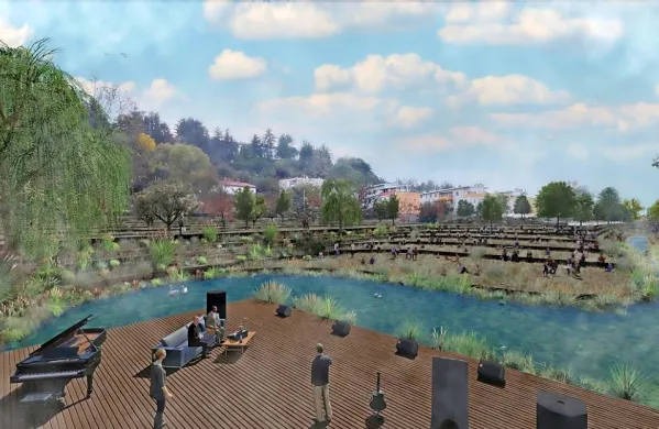 Tako bo v prihodnosti videti območje ob Kornu. 