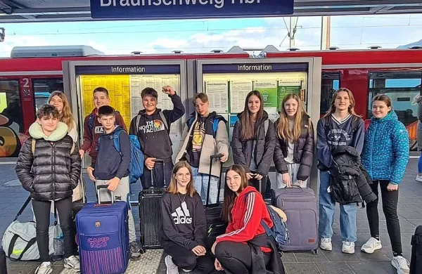 Tolminski osnovnošolci so v aprilu odšli na izmenjavo v 
Nemčijo.