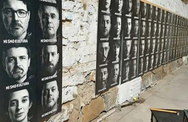 Utrinek z razstave Mi smo kultura v Kulturnem stičišču Libertas
