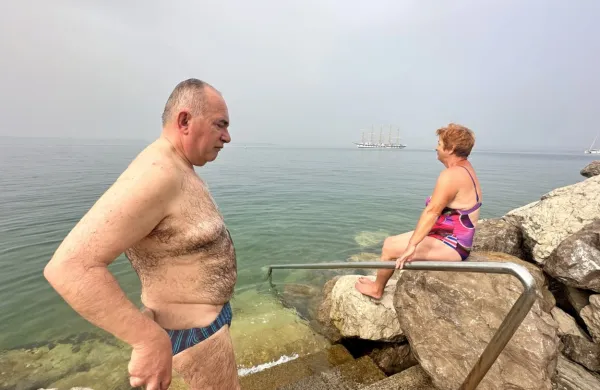 Kopalca  iz Celja in Lendave v preteklih dneh ni zaustavila niti sluz, 
ki je nekatere odvrnila od kopanja. 