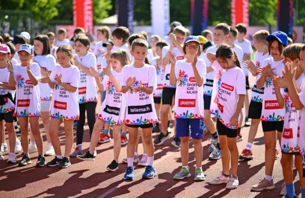 Mladi &scaron;portniki navdu&scaron;ili na prvem finalu Plazma &Scaron;portnih iger v Sloveniji (FOTO)