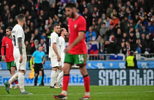 Slovenija se je s Portugalsko na prijateljski tekmi pomerila marca 
v Stožicah. 