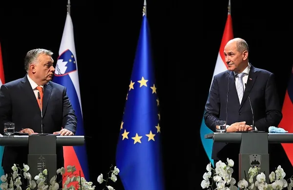 Viktor Orban in Janez Janša veljata za močna politična zaveznika.