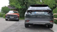 Nekje na pol poti do nove generacije je tuscon doživel rahlo 
prenovo.