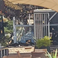 Kriminalistični ogled prizori&scaron;ča požara v Portorožu &scaron;e ni mogoč (FOTO, VIDEO)