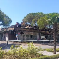 Kriminalistični ogled prizori&scaron;ča požara v Portorožu &scaron;e ni mogoč (FOTO, VIDEO)
