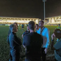 Mrk nogometa&scaron;ev in luči na koprskem stadionu (FOTO)