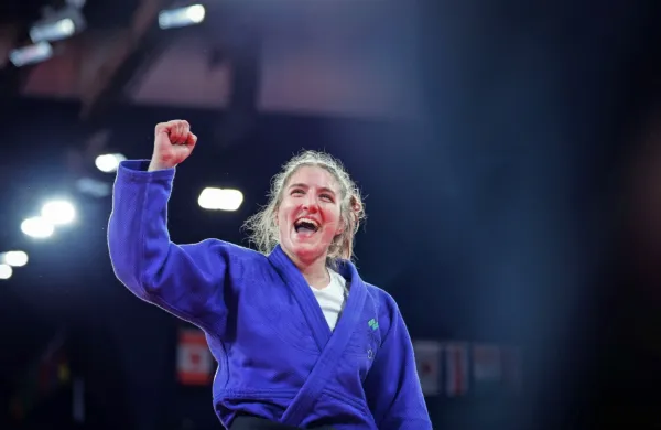 Judoistka Andreja Leški si je na olimpijskih igrah v Parizu v 
kategoriji do 63 kg priborila polfinale.